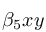 %5Cbeta%20_5xy