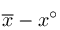 %5Coverline%7Bx%7D-x%5E%5Ccirc