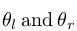 %5Ctheta_l%5C%2C%20%20%5Ctextup%7Band%7D%20%5C%3A%20%5Ctheta_r
