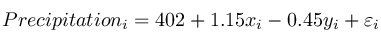 Precipitation_i%3D402%2B1.15x_i-0.45y_i%2B%5Cvarepsilon_i