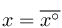 x%20%3D%20%5Coverline%7Bx%5E%5Ccirc%7D